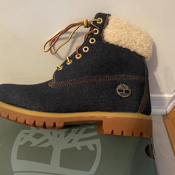 Timberland boots Denim size 9 men - Picture 3 of 4
